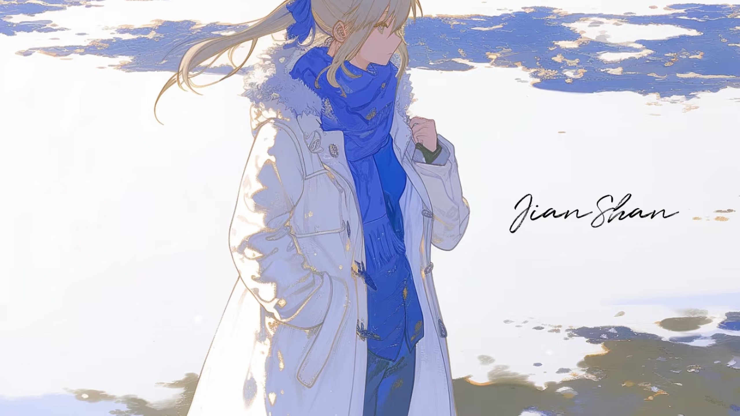 冬湖漫步| saber fate动态壁纸 "王,就必须是孤独的吗?