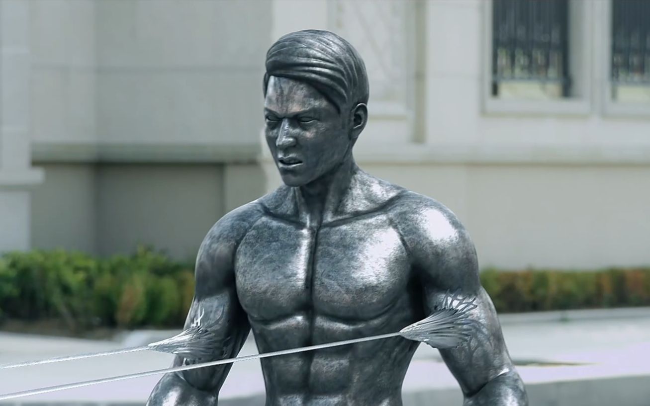 《快递侠》保安被强行注射了一支基因药水,竟然变成了一个钢铁人