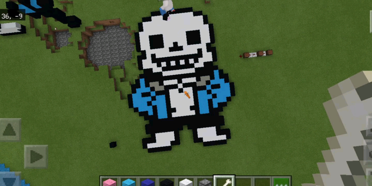 我的世界裡面造sans