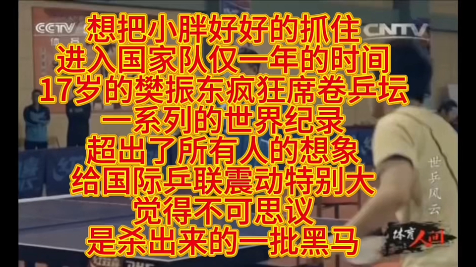 【吴敬平采访谈关门弟子樊振东】想要好好抓住他 从八一到国家队遇到了爱他的吴爷爷哔哩哔哩bilibili