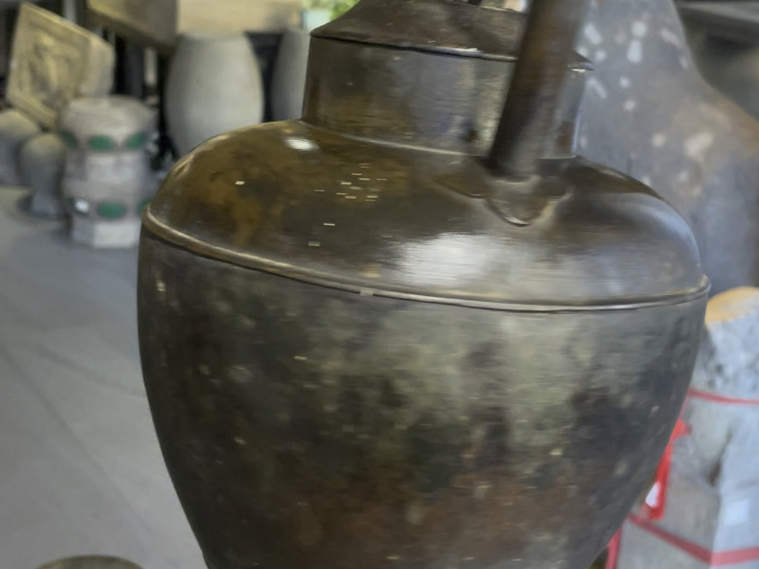 清代铜茶壶