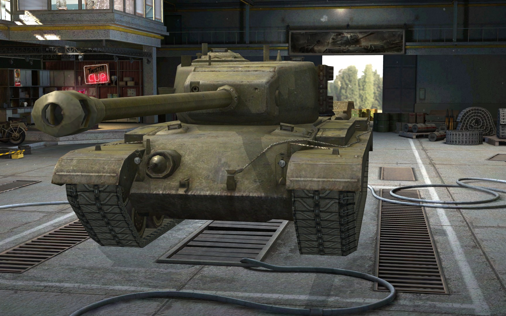 坦克世界闪击战战车实战测试m系八级重坦t32