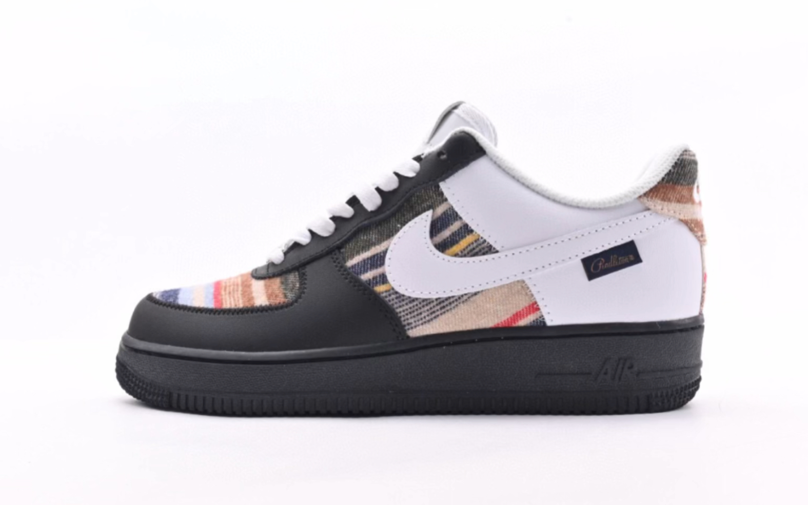 耐克 nike air force 1 low black sweater 复古英伦黑白羊毛条纹空军