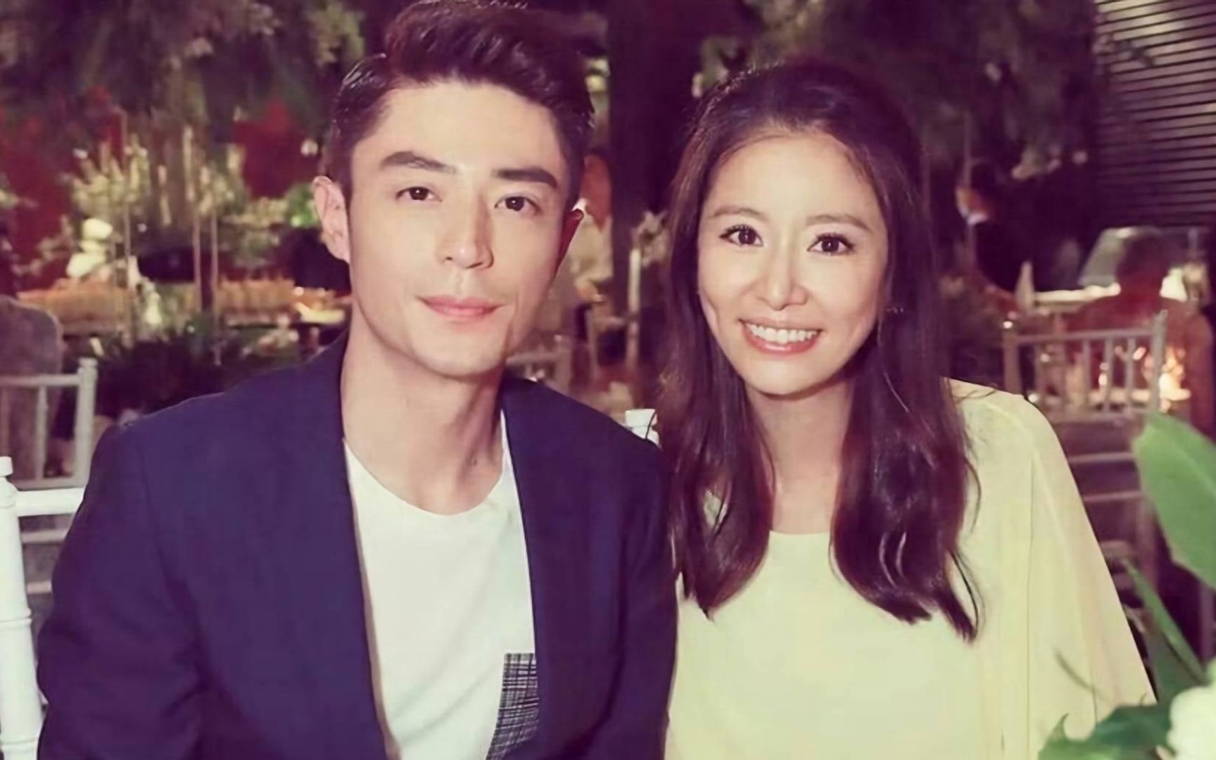 林心如为爸爸办生日宴,霍建华现身招呼亲友,73岁林爸打扮气派