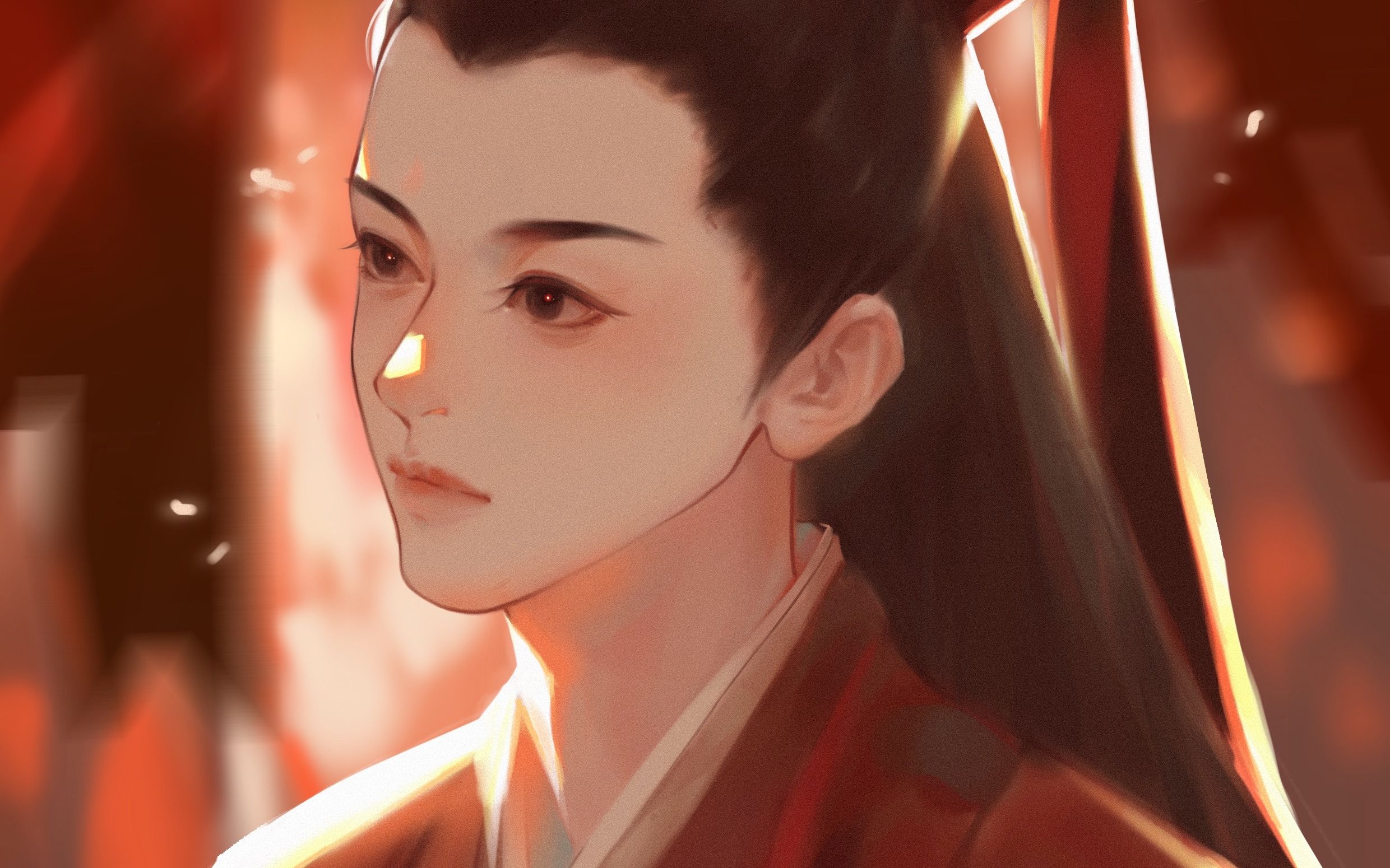 活动作品procreate过程两分钟画个司凤