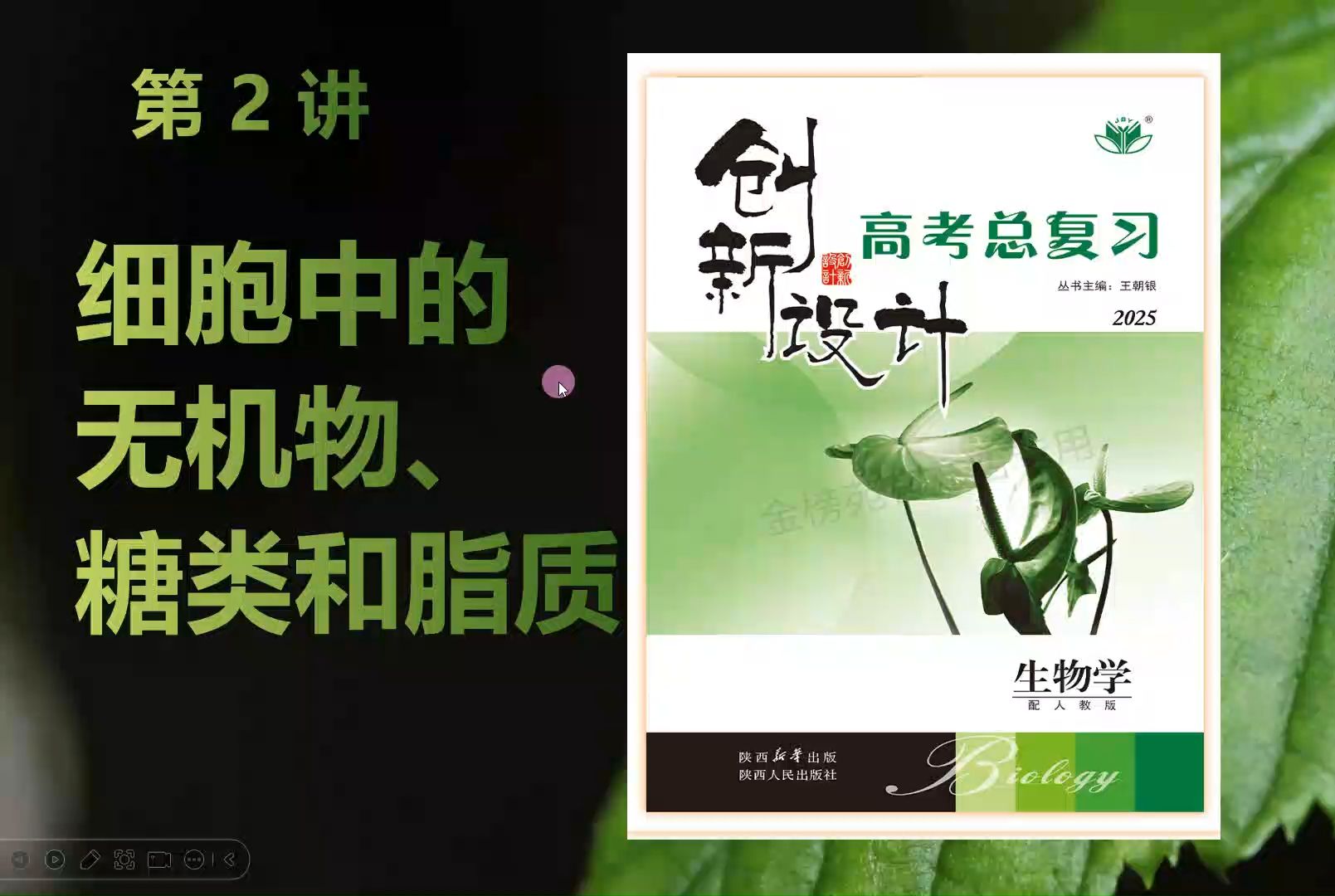 【2025高中生物一轮复习】2讲1细胞中的无机物 新高考创新设计全国通用新教材新课标网课必修一必修二选择性必修123哔哩哔哩bilibili