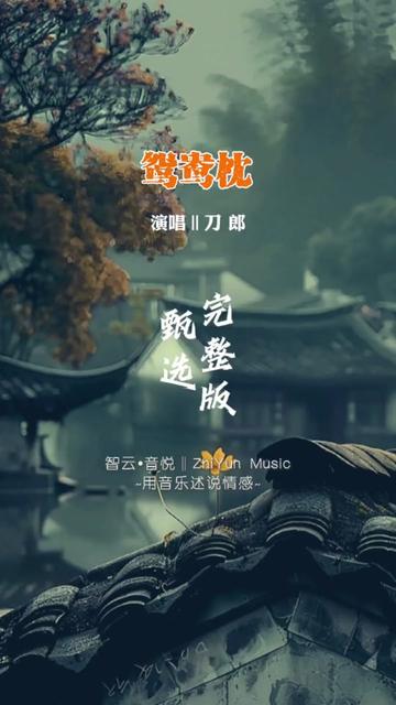 刀郎新专辑《弹词话本》之《鸳鸯枕》完整版,此曲根据一段凄美爱情