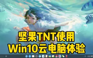 Download Video: 坚果TNT使用Win10云电脑体验。运行RTX 2070显卡win10 pc云主机。