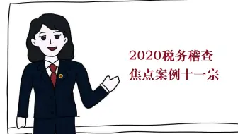 2020税务稽查焦点案例十一宗