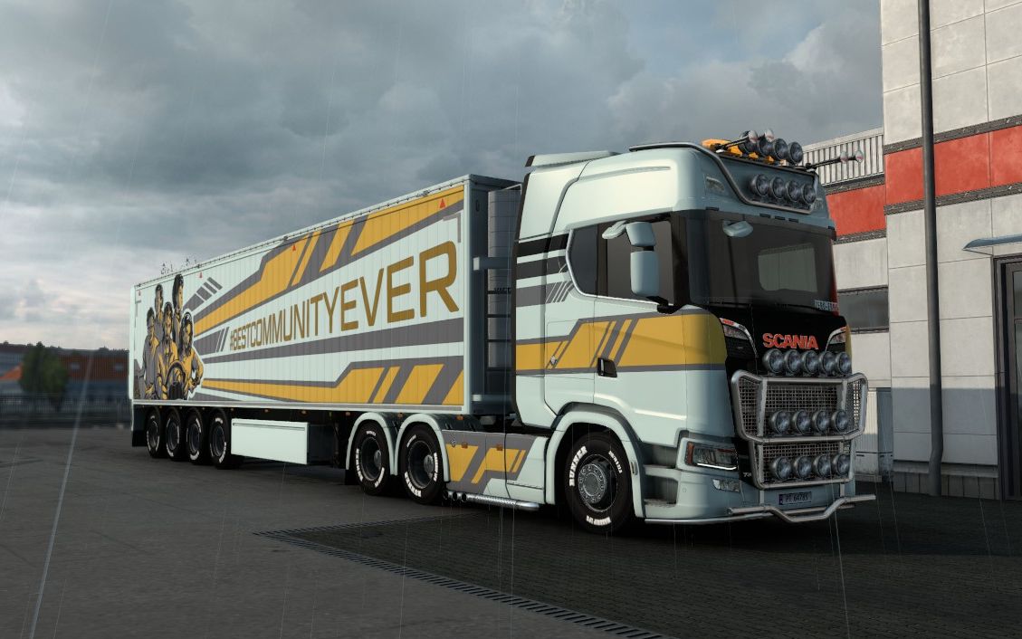 欧洲卡车模拟二最好的社区庆祝活动涂装领取教程