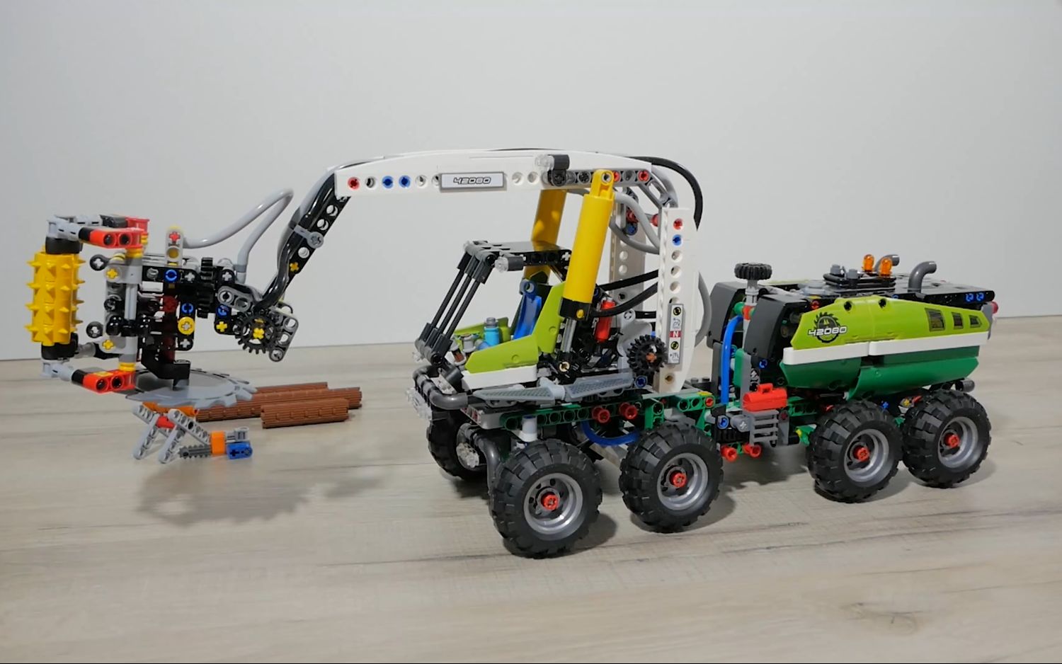 乐高42080伐木车4k