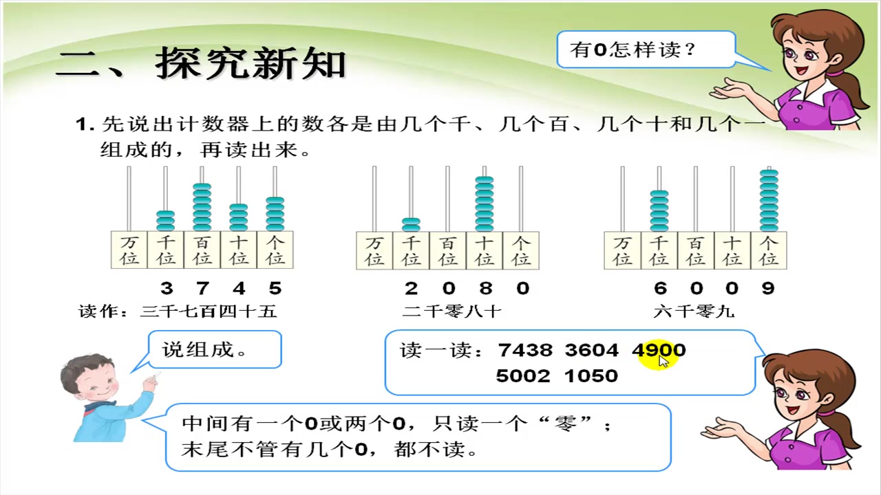 [图]人教版小学二年级下册数学7.5万以内数的认识-读数、写数