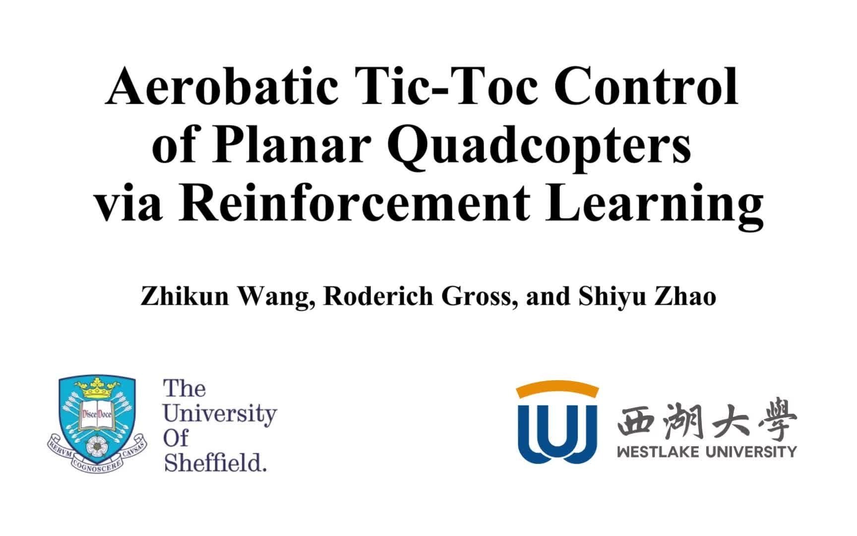 [图][IEEE-RAL-2022] Aerobatic Tic-toc Control of Planar Quadcopters via RL