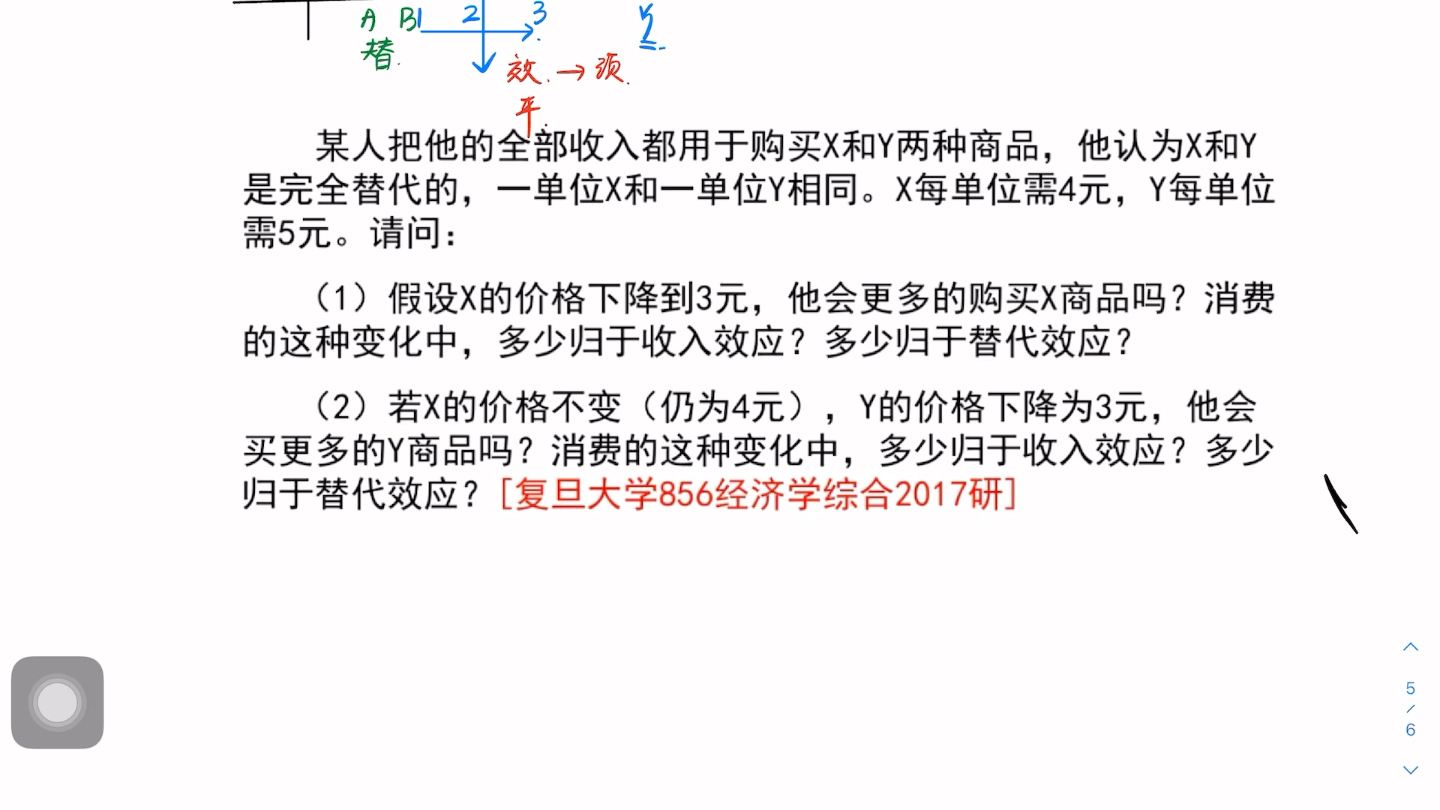 【经济学】收入效应与替代效应,我直接化身50w薄纱复旦真题,但是感觉还是懵逼,反正发的越多证明我错的越多,不会的越多哈哈哈哔哩哔哩bilibili