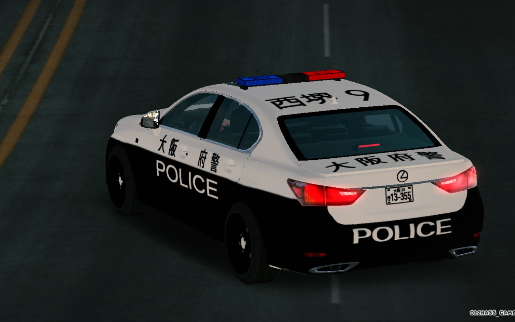 【carparking】大阪府警:给我一首歌的时间(喜)//纯整活 (含过场动画)