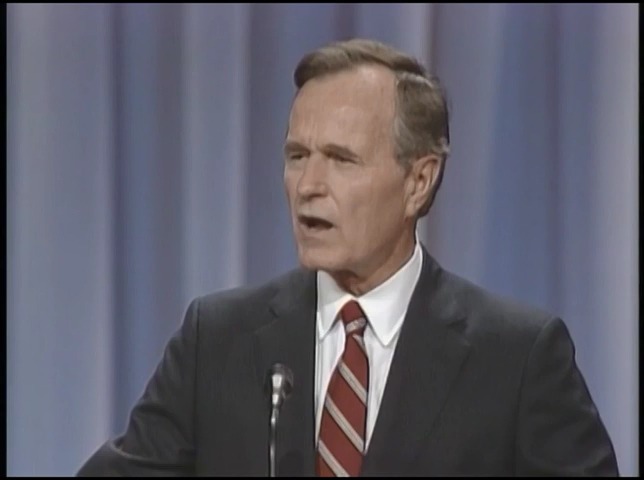 1988年老布什在共和党大会上的演讲