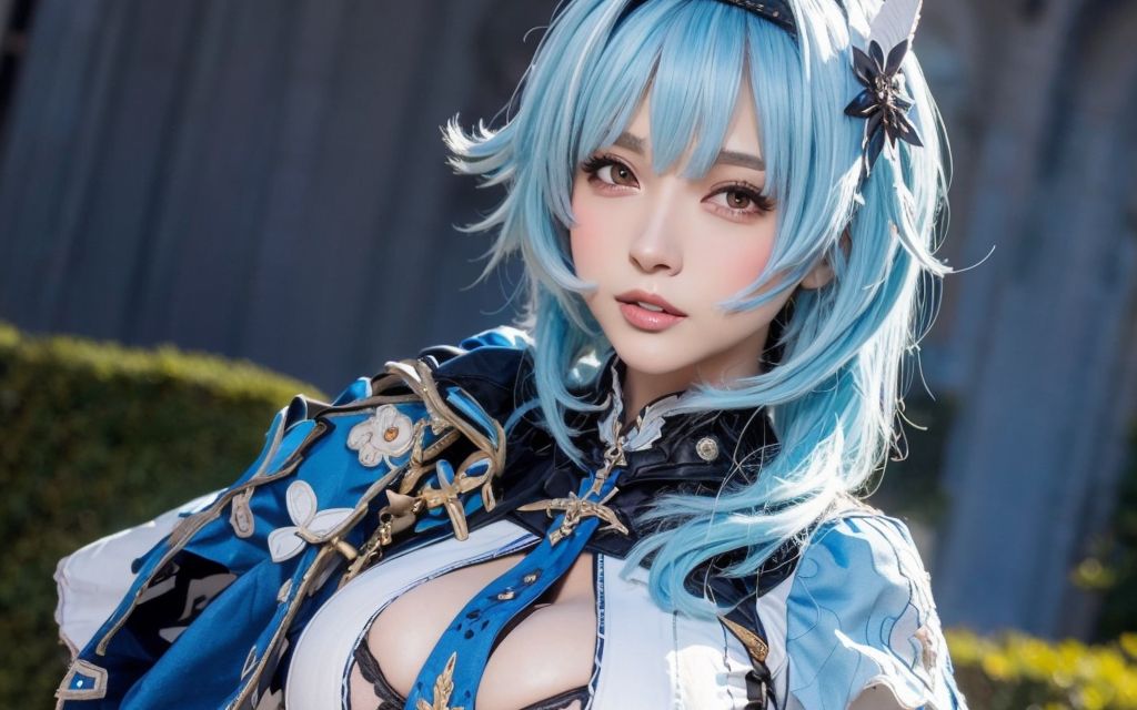 【AI Coser】谁能抵抗肉装优菈哔哩哔哩bilibili