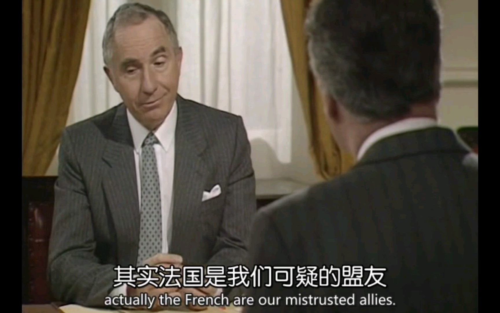 每日一笑汉弗莱法国是我们可疑的盟友是首相第二季03