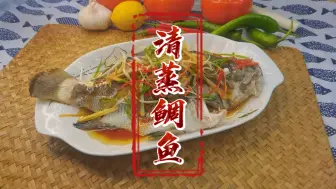 Download Video: 海钓鲷鱼清蒸，原滋原味，做法简单又美味。