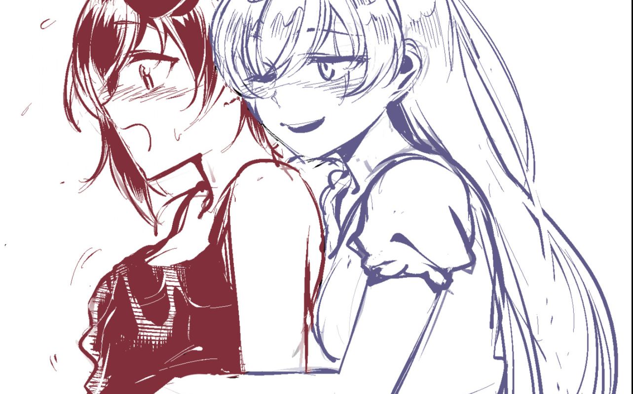 rwby你们要的v4rubyxv1weiss红白果然萌的不不行