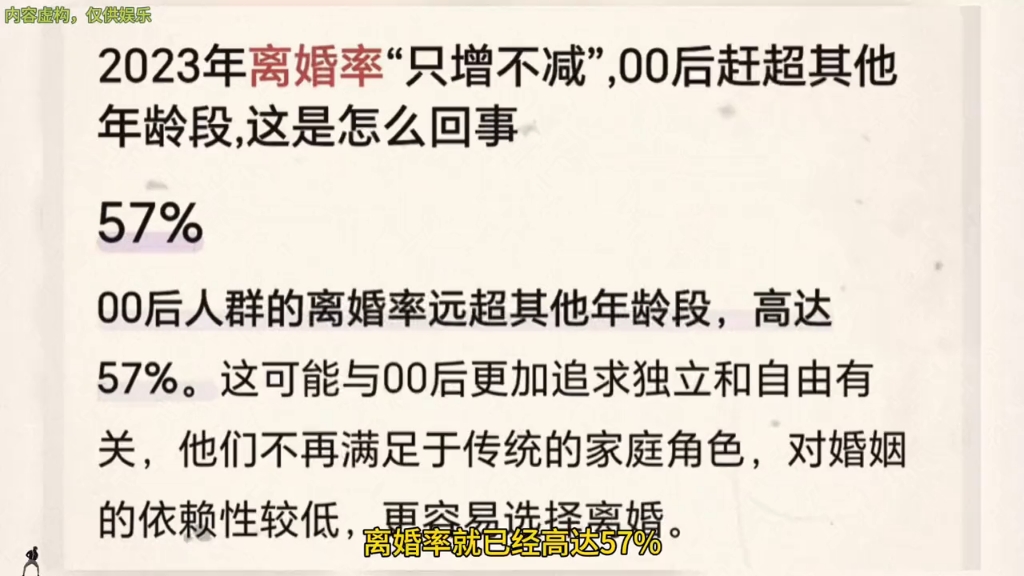 [图]万万没想到，第一批00后已经开始离婚了，大型纪录片之《离婚的00后》