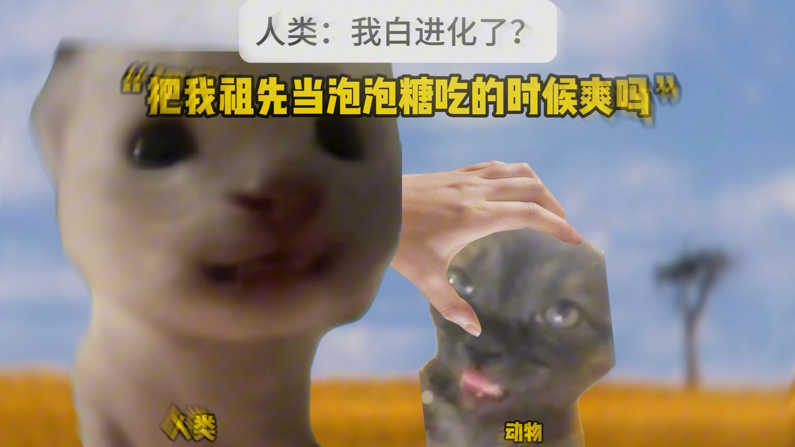 人类：我白进化了？