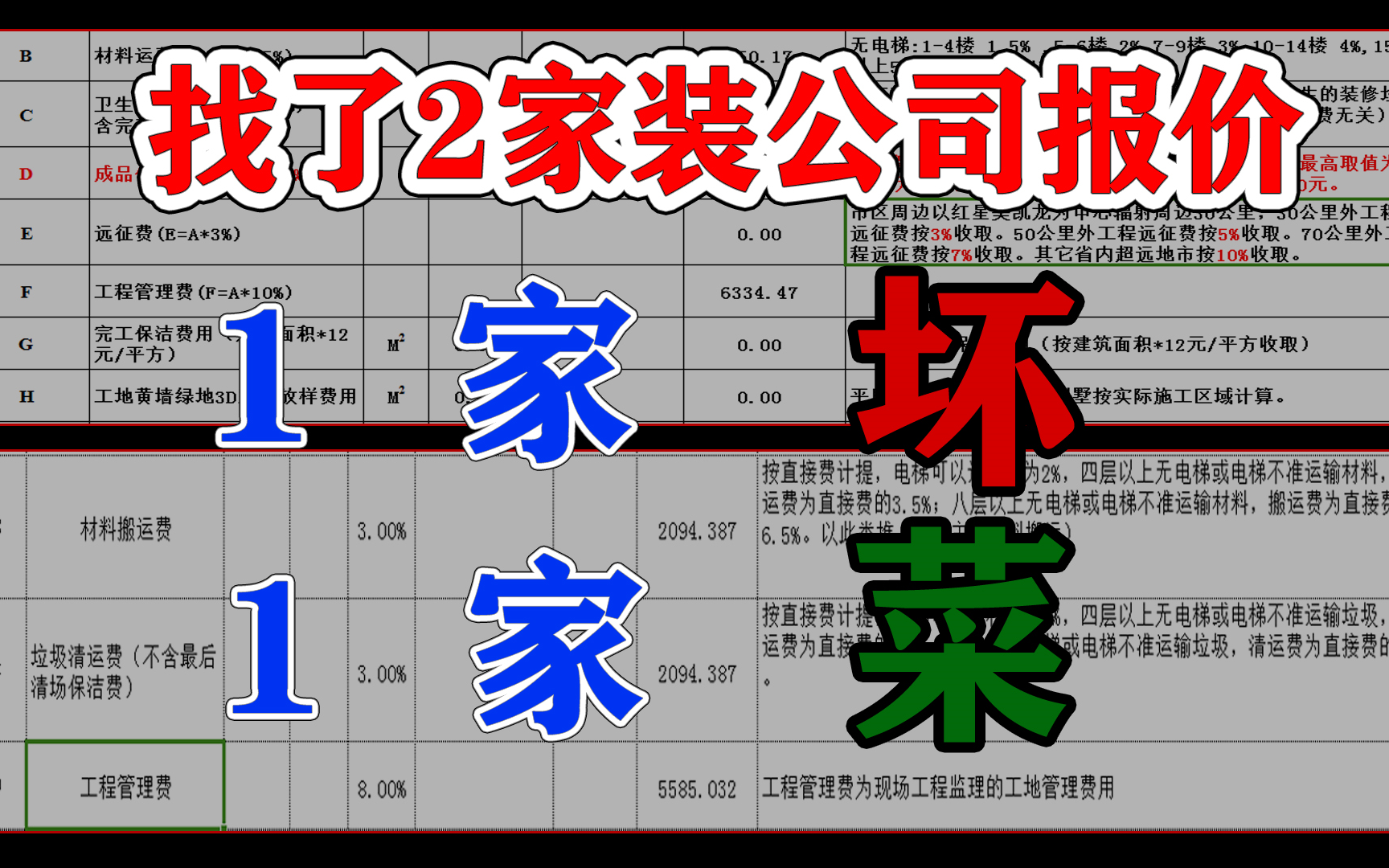 一刀不剪直播视频:如何对比两家不同装修公司给出的半包报价,超长慎入哔哩哔哩bilibili