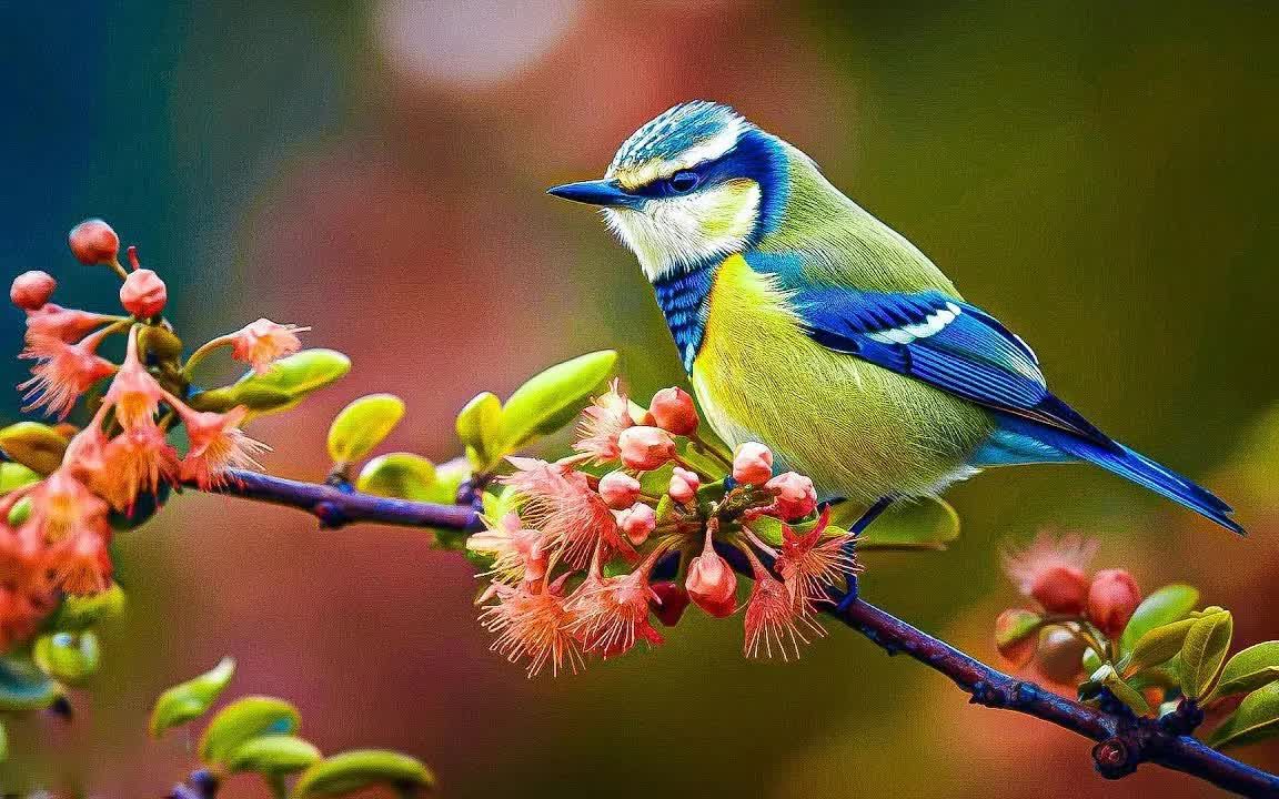 瞬间缓解压力和焦虑,鸟在森林中歌唱,深度治愈身体的音乐