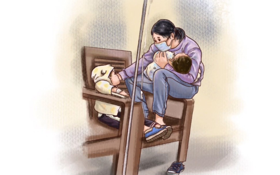 妈妈是无所不能的超人#画一个故事