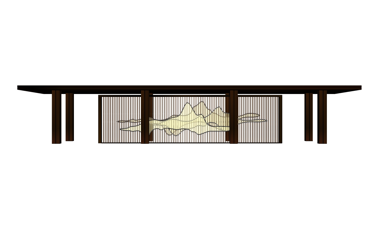 SKetchUP建模攻略——新中式廊架凉亭案例哔哩哔哩bilibili