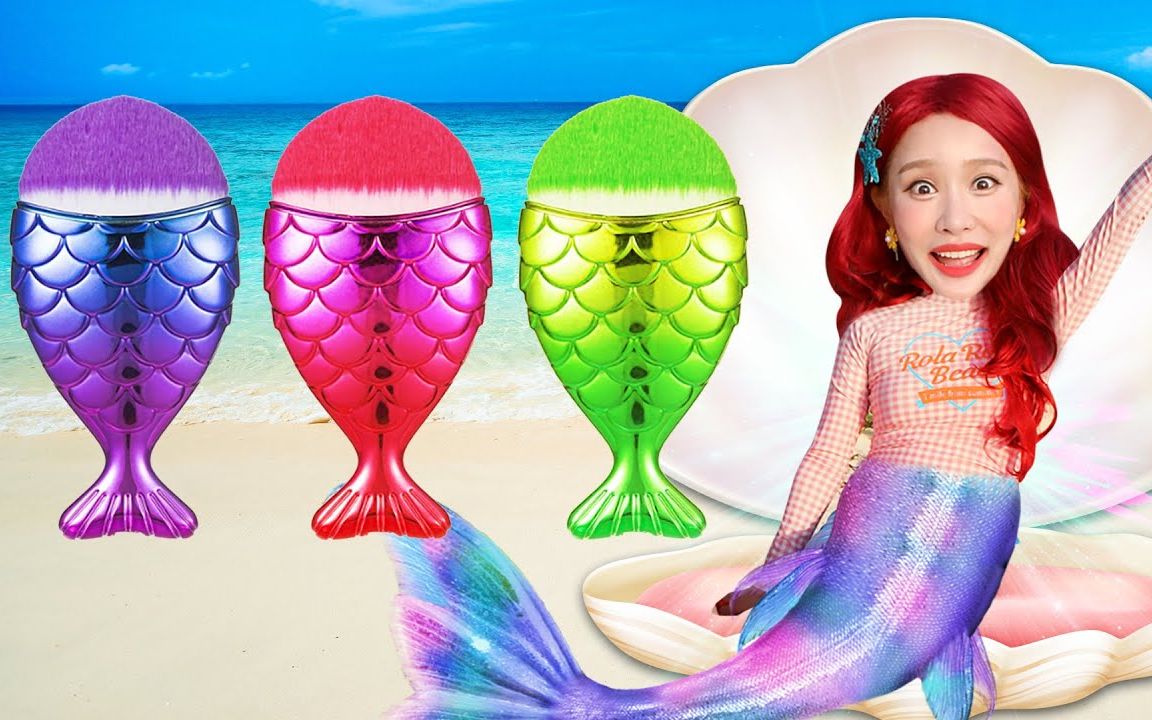 基尼喝了魔法海水之后,竟然变成了人鱼公主!