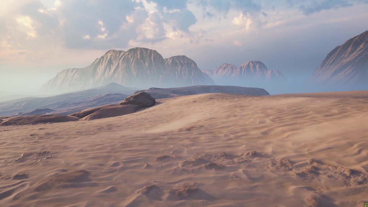 3d沙漠风沙效果——ue4制作