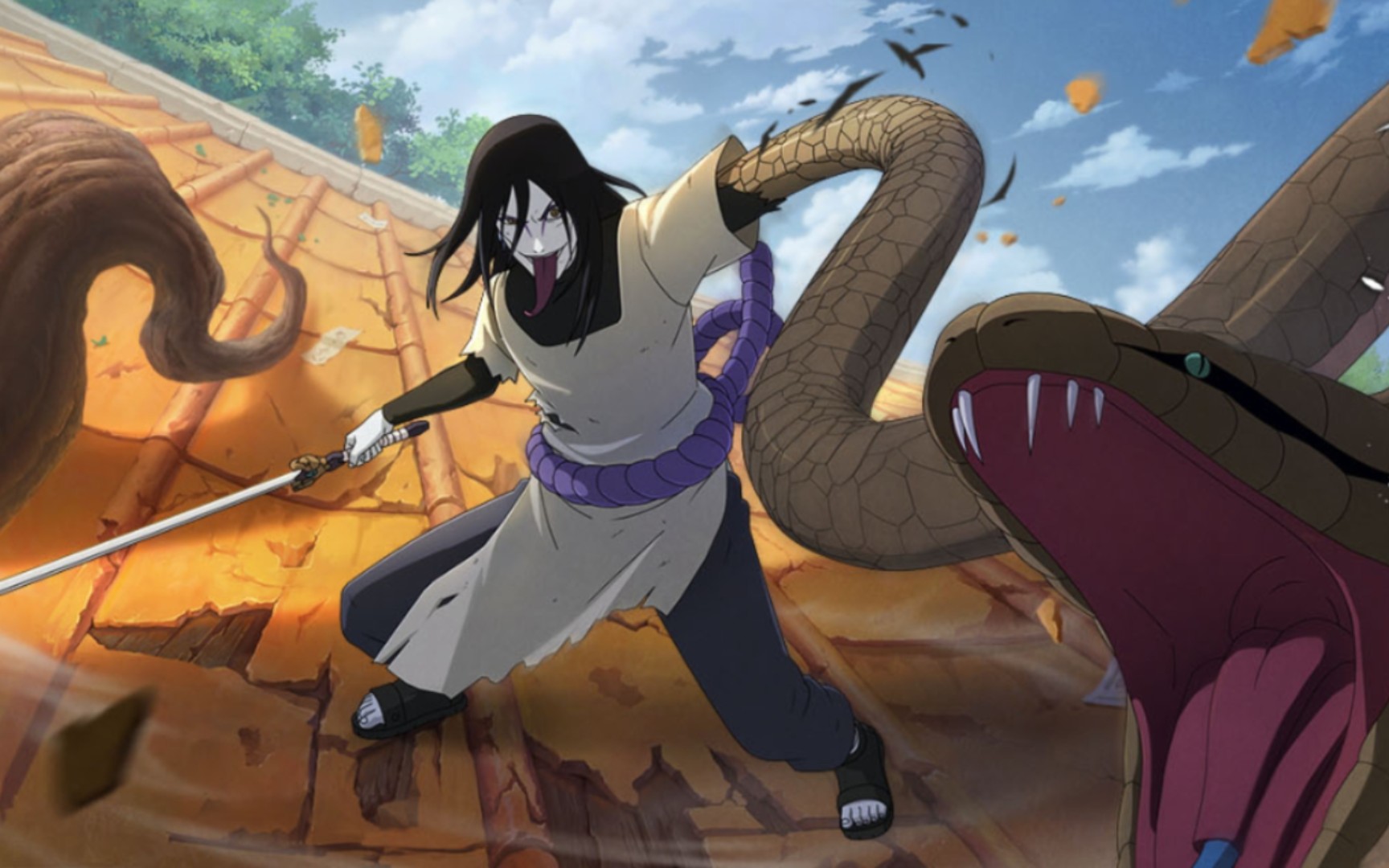 当百战大蛇丸和面麻同时出场会怎么样