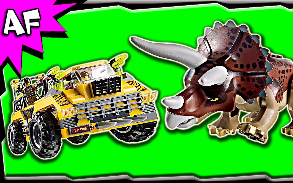 【artifex】乐高 5885 恐龙 三角龙捕捉器_哔哩哔哩 (゜-゜)つロ 干杯