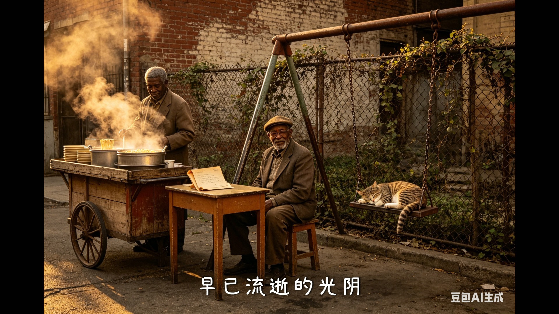[SUNO V5.5] 《老街》李荣浩 大爷走心翻唱 “我数着青石板走回童年 却走不回有你的那个夏天”