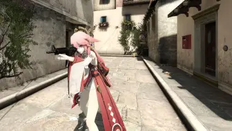 csgo嫌弃法器太弱的八重神子，拿起了枪。