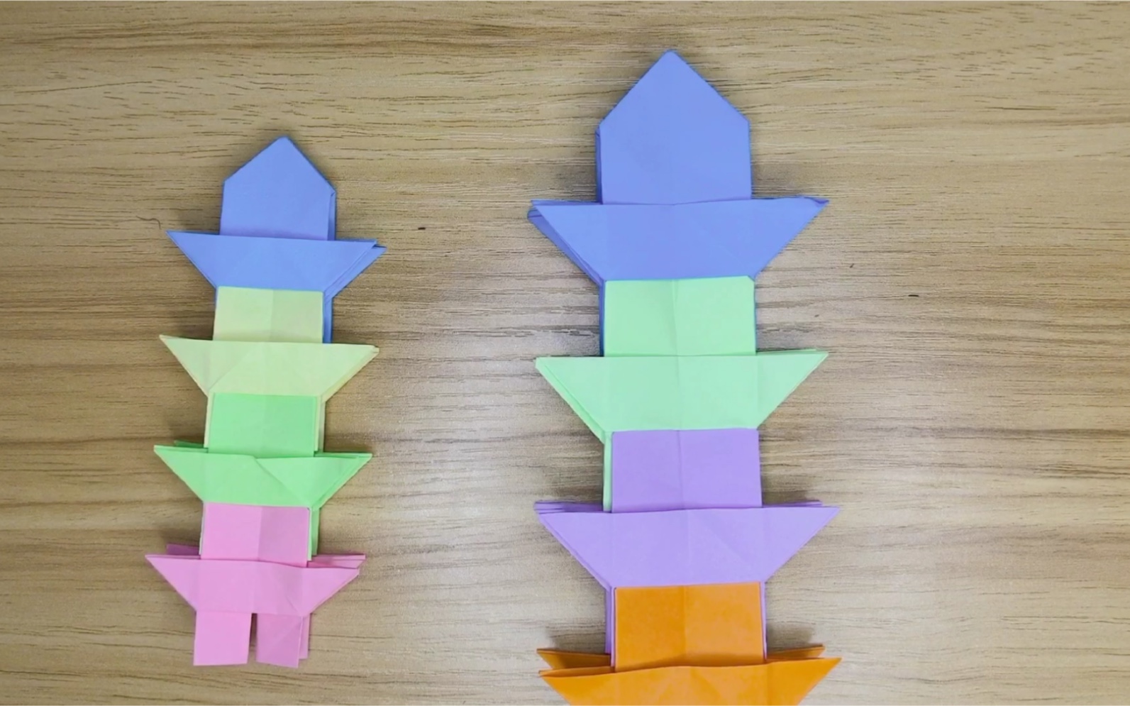 创意手工折纸第25期:宝塔的折纸教程来啦