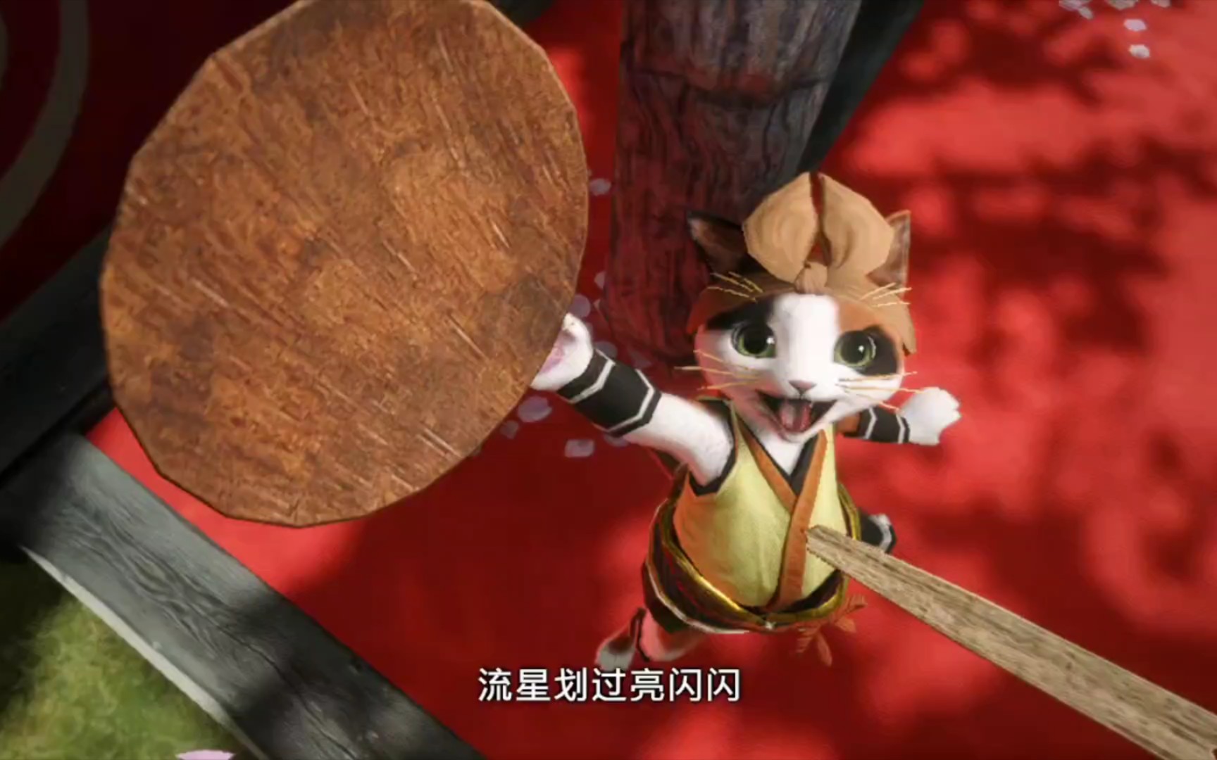 怪物猎人rise吃团子好可爱