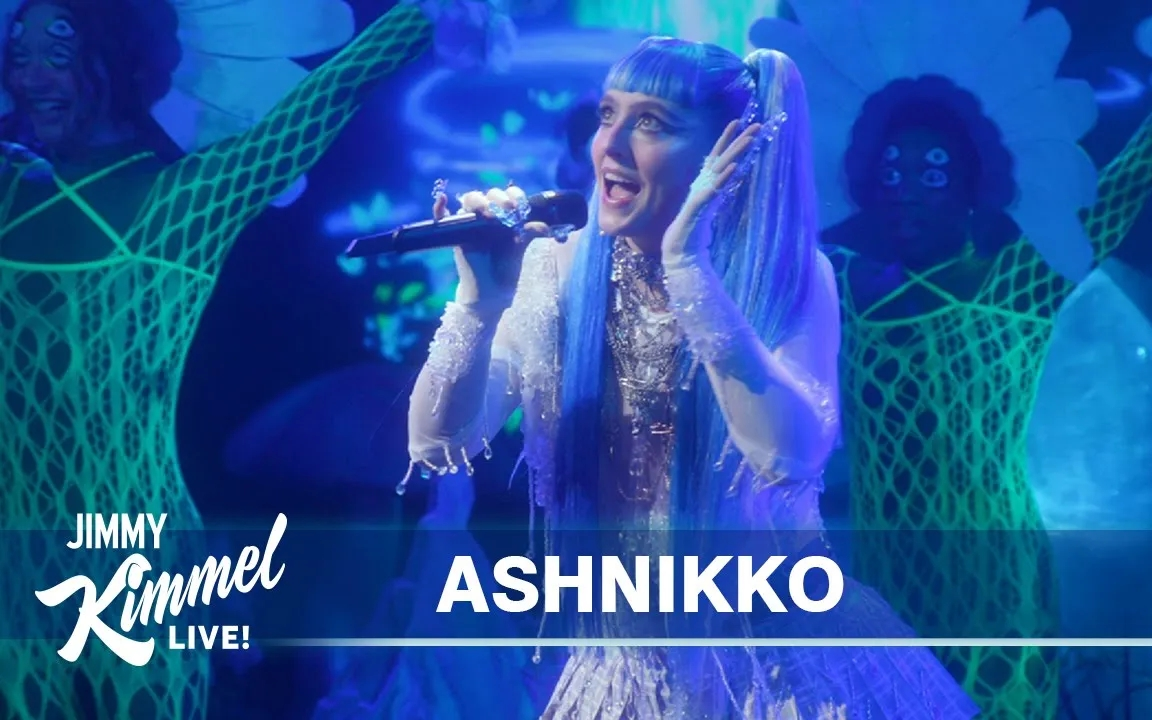 【欧美顶级现场】ashnikko做客吉米鸡毛秀,现场演唱新歌《daisy》