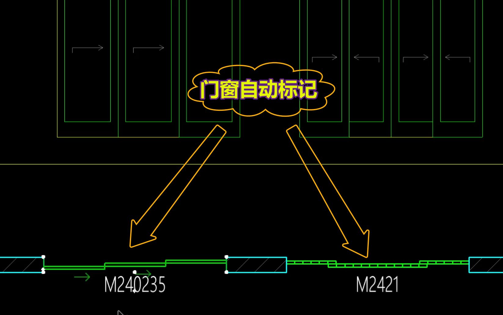 【ArchiCAD|图库】门窗自动标记(新增支持长宽尾数调整)哔哩哔哩bilibili