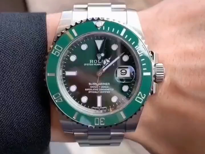 劳力士绿水鬼手表组装|||#劳力士##名表