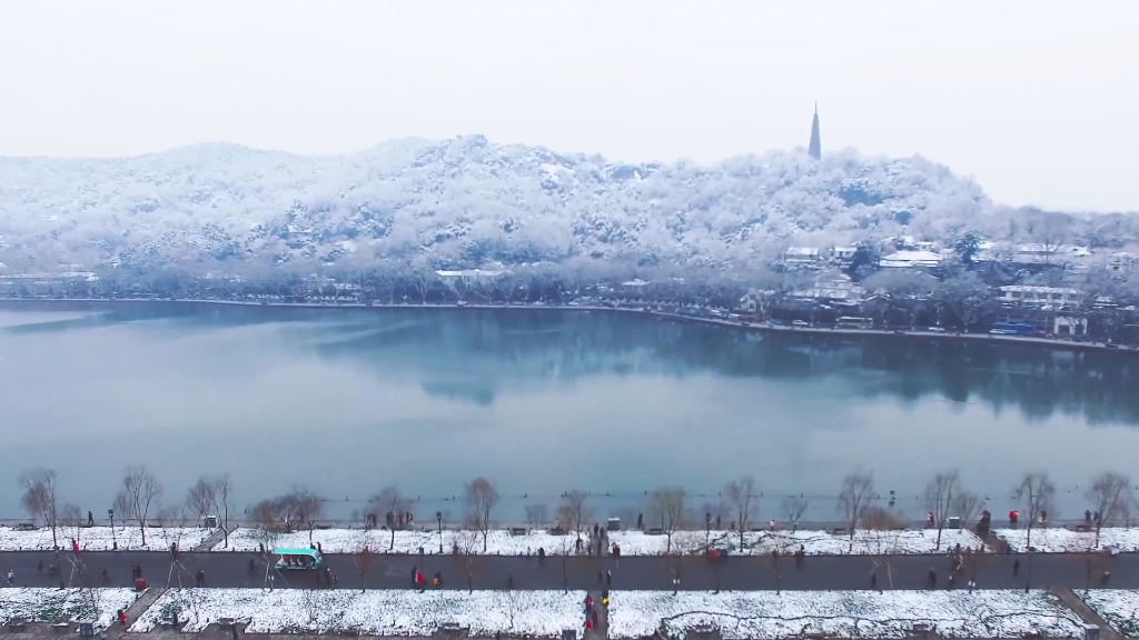 [图]杭州西湖、残桥断雪、京杭大运河、钱塘江。杭州城市夜景也挺美的啊！#遇到好看的天空分享给你