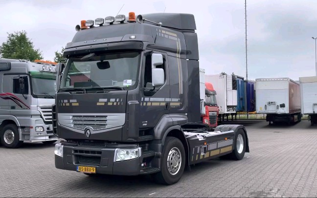 雷诺普罗米姆460牵引车_哔哩哔哩_bilibili