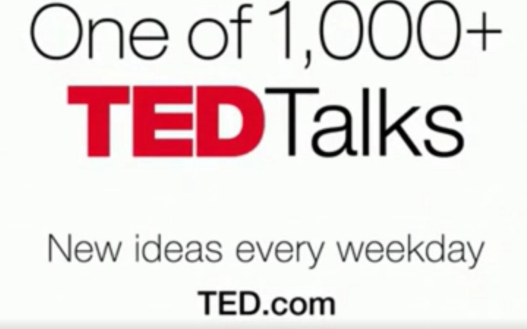 [图]One of 1000+ TED Talks