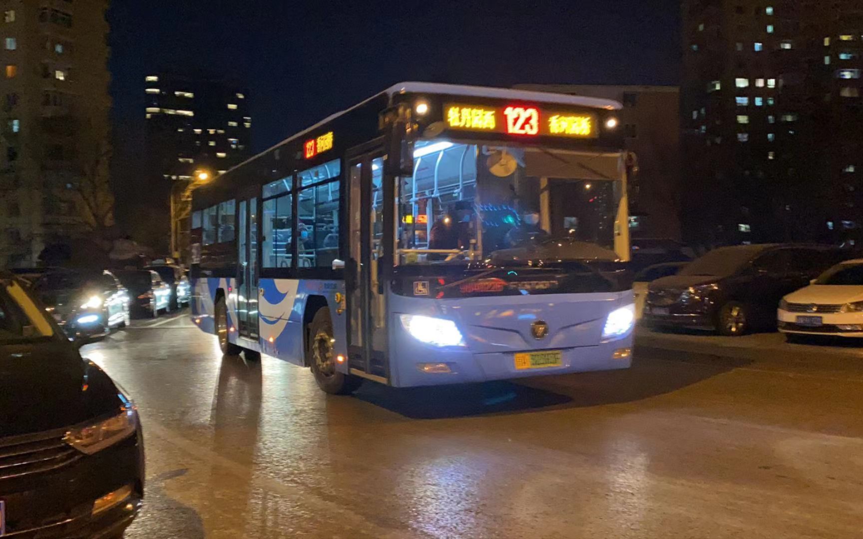 北京公交123路bj6105shevca上线纪念视频(无bgm)