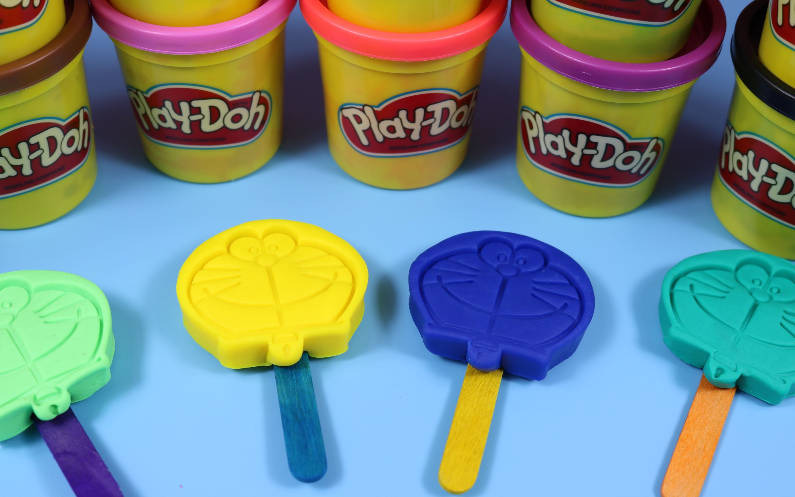 哆啦a梦培乐多彩泥冰棒