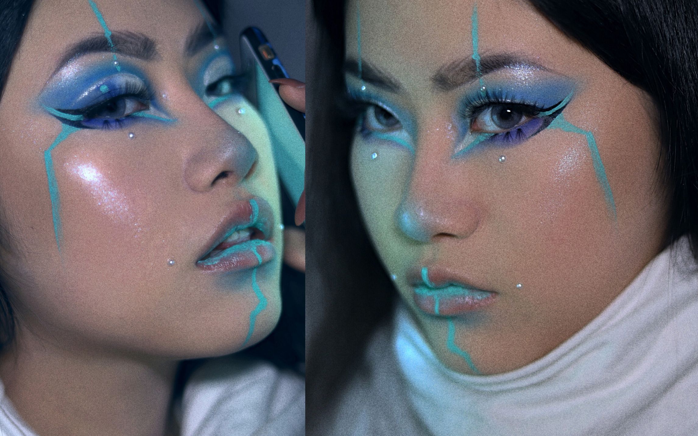 能 量 泄 露73|机械姬降临 赛博朋克妆容 cyberpunk2020