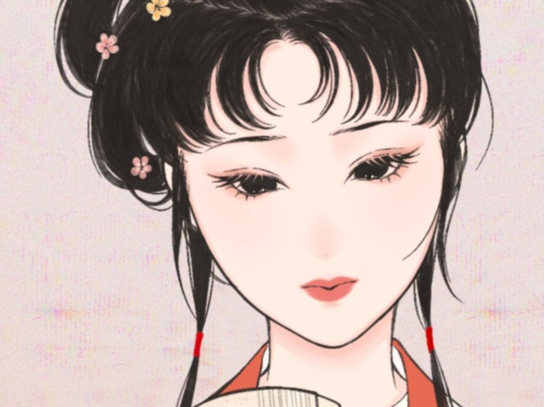 画了动画版的黛玉!