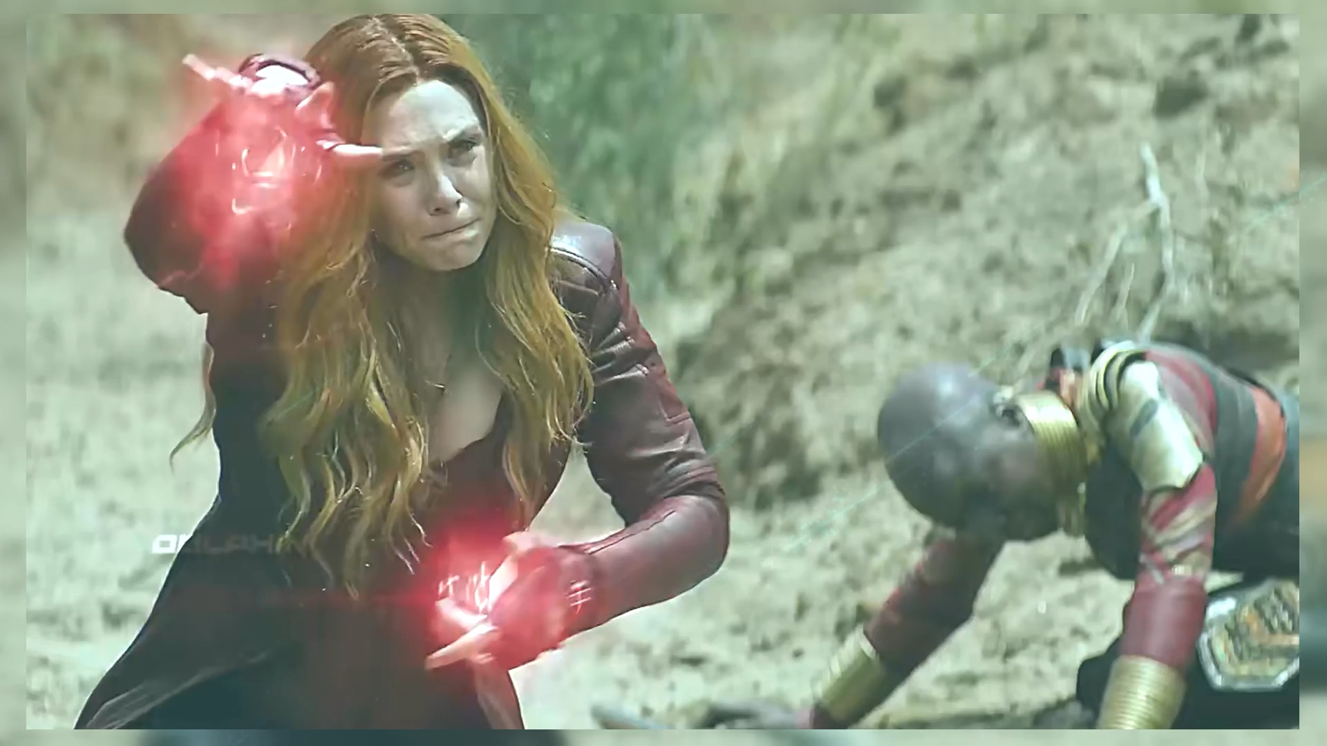 绯红女巫暴燃名场面