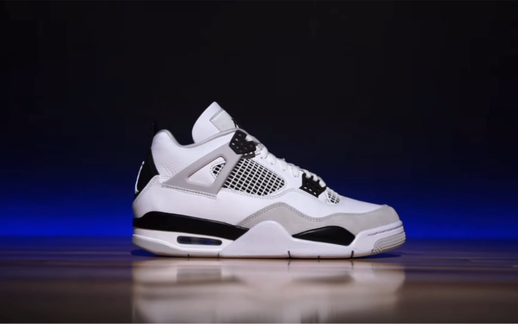 Jordan 4代 Military Black 灰白黑|Weartester哔哩哔哩bilibili